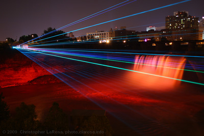 High Falls Laser Show
